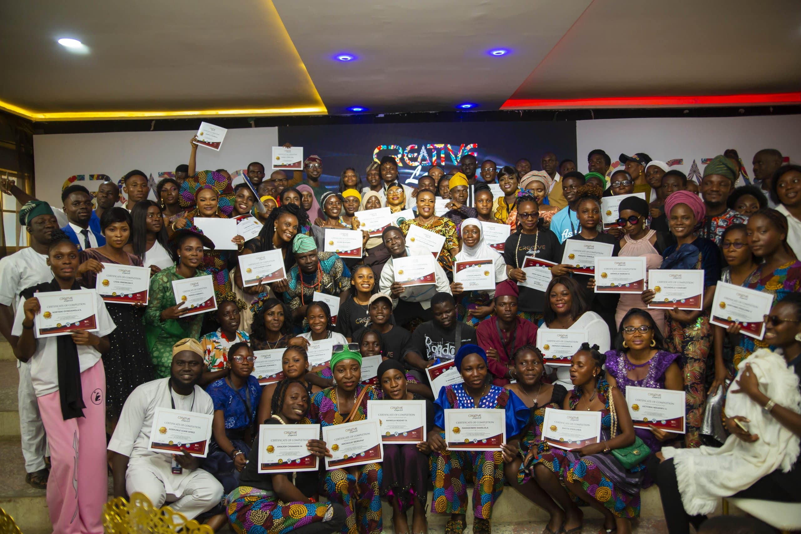 Creative Lagos 2.0 Graduates Shine In Ikorodu with World-Class Creative Skills