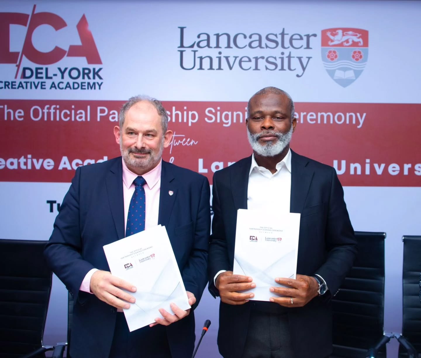 Del-York Creative Academy Signs with Lancaster university